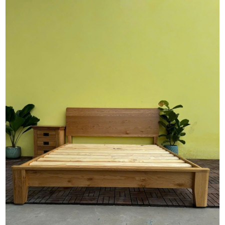 Ora Oak - 1m2 : Giường Ngủ Gỗ Sồi